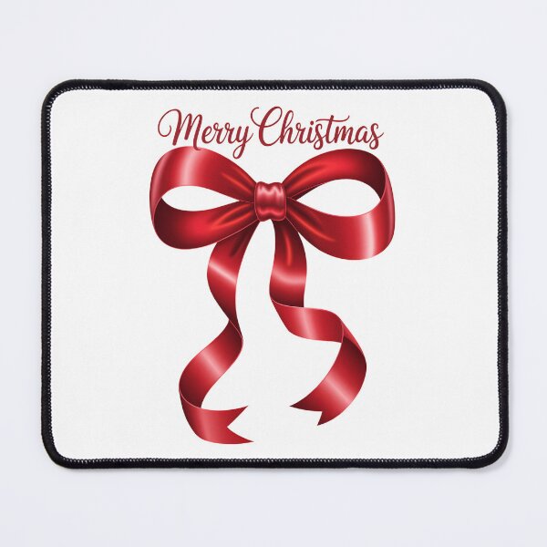 Item preview, Merry Christmas Red Coquette Bow designed and sold by ValerieRodrigue.