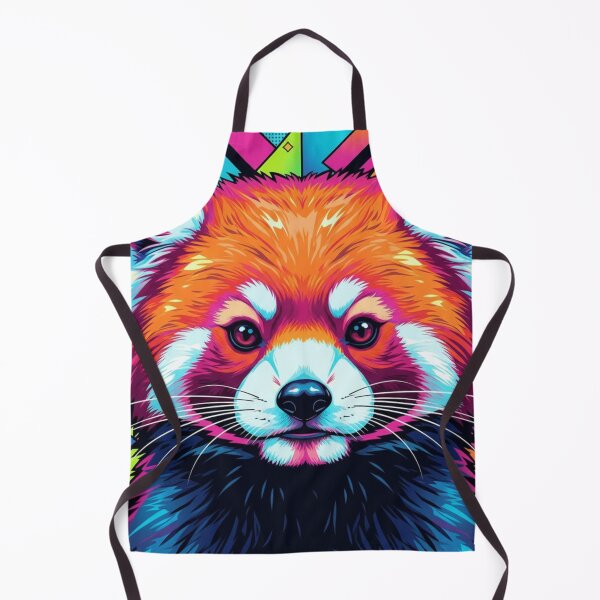 Item preview, Retro Neon Red Panda – Vaporwave Animal Art – 80s Synthwave Aesthetic Design designed and sold by MadeByACJ.