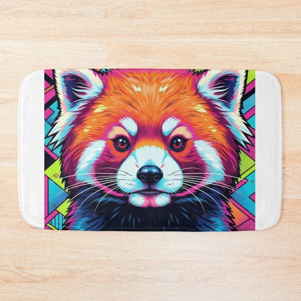 Item preview, Retro Neon Red Panda – Vaporwave Animal Art – 80s Synthwave Aesthetic Design designed and sold by MadeByACJ.
