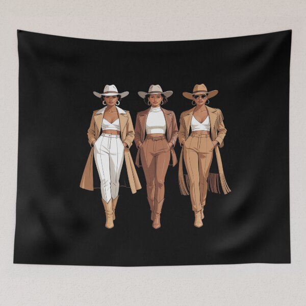 Item preview, Black Cowgirl Western Rodeo Stylish Confident designed and sold by PeteHomenick.