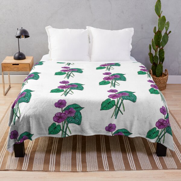 Item preview, Purple Wildflower Doodle Sticker – Handdrawn Art designed and sold by The Eva Creation .