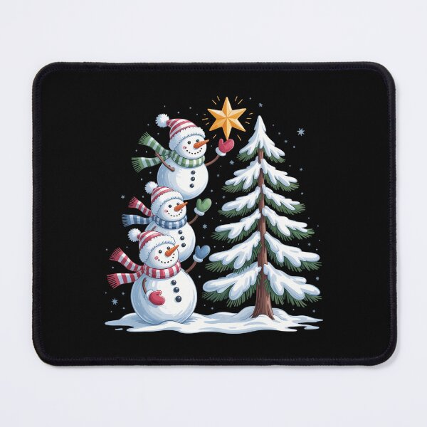 Item preview, Funny Christmas Snowman Topper Tree Holiday Family designed and sold by ValerieRodrigue.