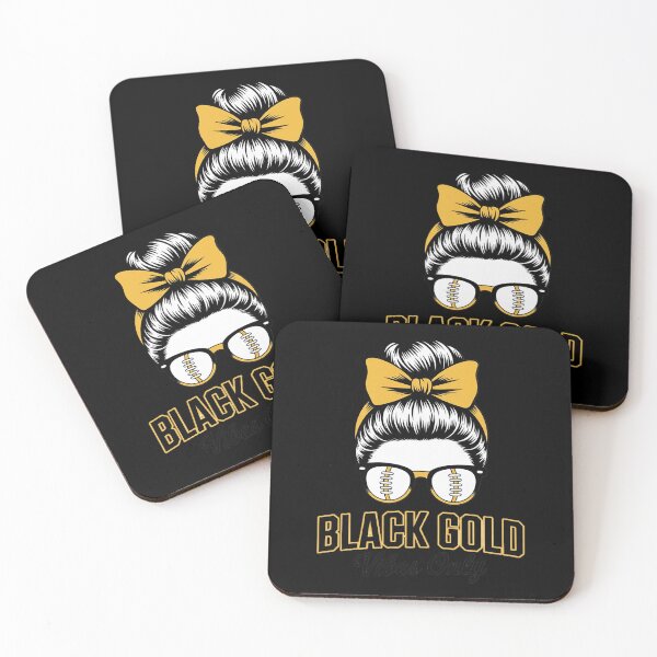 Item preview, Black Gold Vibes Only Football Leopard Football designed and sold by PeteHomenick.