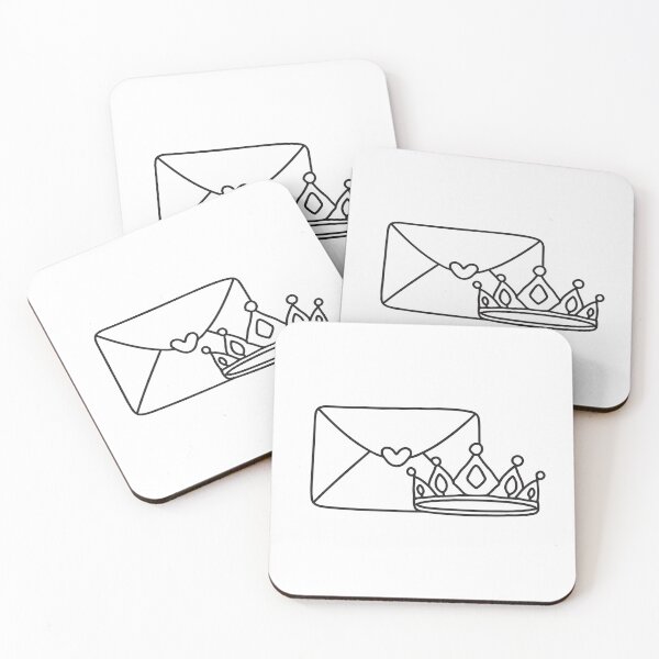 Item preview, A tiara placed beside a sealed invitation envelope designed and sold by rasagamastore.