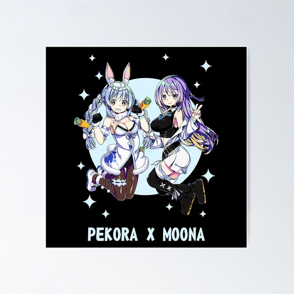 Item preview, Hololive - Usada Pekora X Moona Hoshinova designed and sold by Elsieroyo.