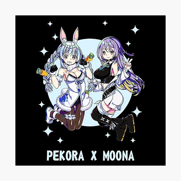 Item preview, Hololive - Usada Pekora X Moona Hoshinova designed and sold by Elsieroyo.