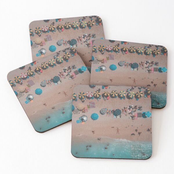 Item preview, Beach from above, seaside holiday designed and sold by Mauswohn.