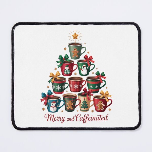 Item preview, Merry And Caffeinated Christmas designed and sold by ValerieRodrigue.