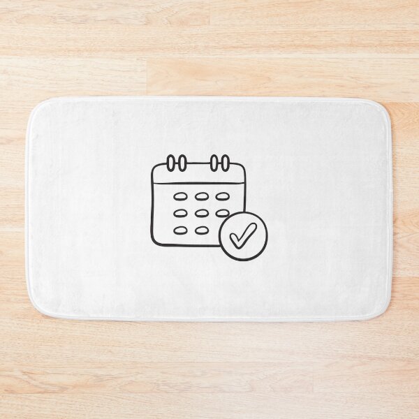 Item preview, A tick mark near a calendar date marked with a circle designed and sold by rasagamastore.