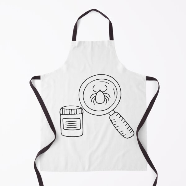 Item preview, A tick under a magnifying glass beside pet medicine designed and sold by rasagamastore.