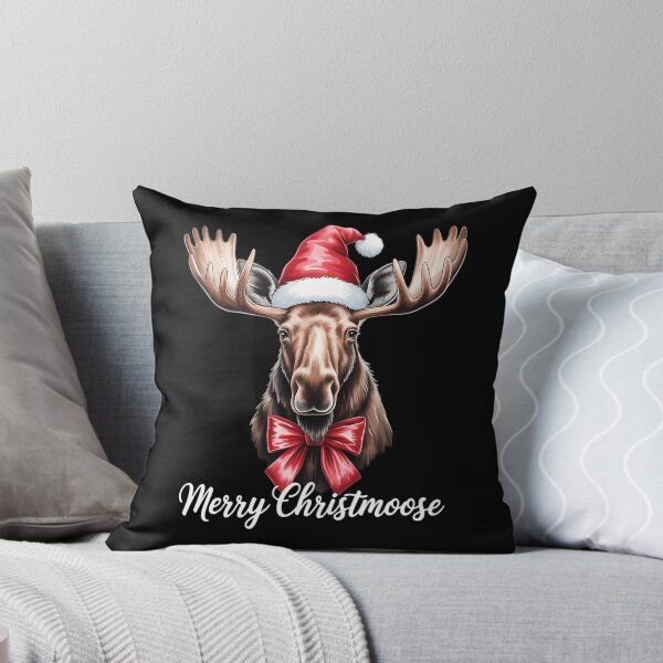 Item preview, Merry Christmoose Holiday Moose Merry Christmas designed and sold by ValerieRodrigue.