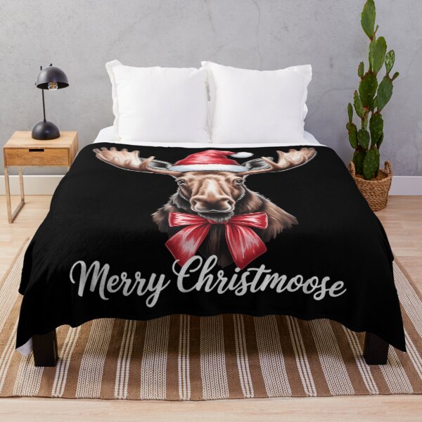 Item preview, Merry Christmoose Holiday Moose Merry Christmas designed and sold by ValerieRodrigue.