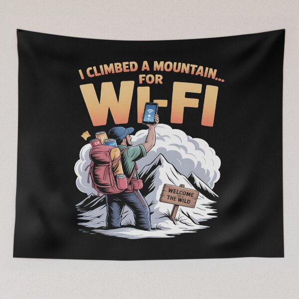 Item preview, dark humor camping - sarcastic hiking - funny nature - introvert in the woods - existential outdoors - forest anxiety - awkward camper - moody wilderness - nature gone wrong - funny camping designed and sold by JansenGS.