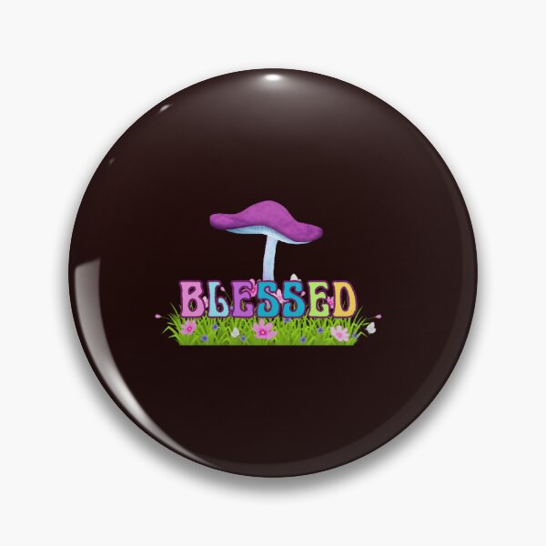 Item preview, Blessed Multi-colored Letters and Mushroom Design. designed and sold by storefficial.