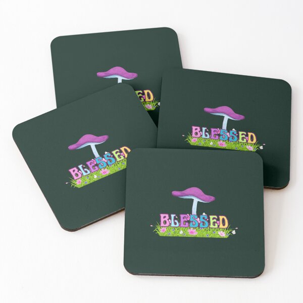 Item preview, Blessed Multi-colored Letters and Mushroom Design. designed and sold by storefficial.