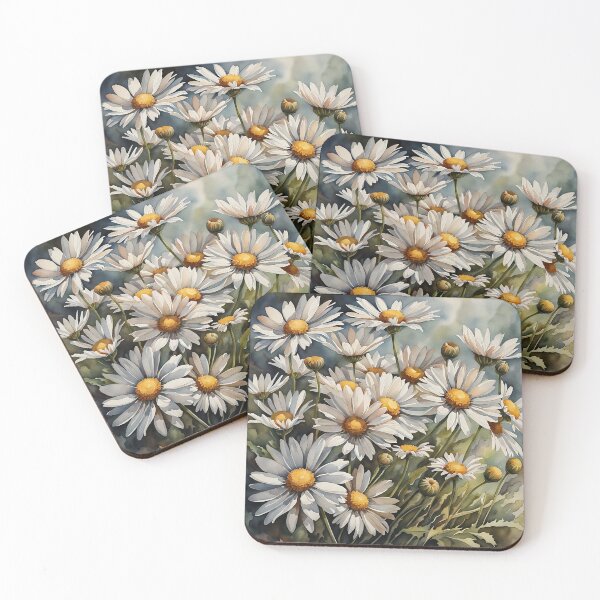 Aperçu de l'œuvre Peinture à l’aquarelle de fleur de marguerite | Art floral | Aquarelle | Cadeau pour les amateurs d'art | Cadeau pour les amoureux des fleurs créée et vendue par UnhingedBird.