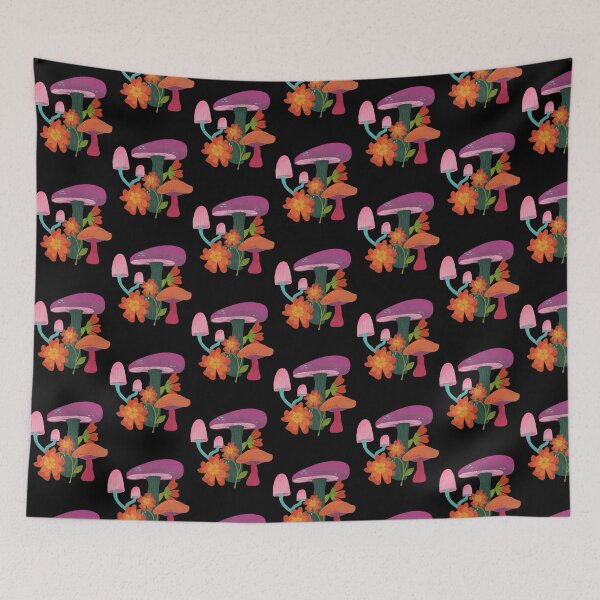 Item preview, Mushrooms and Marigolds Oversized  designed and sold by storefficial.