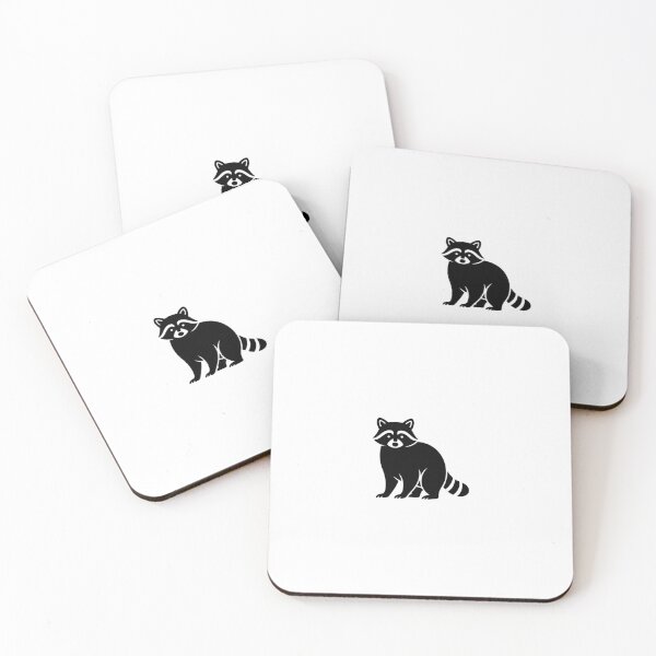 Item preview, Raccoon Silhouette Vector Illustration designed and sold by varshitha2024.