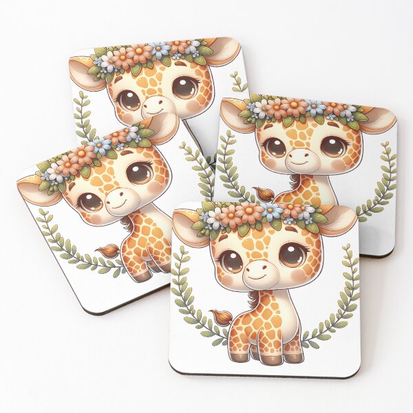 Item preview, Adorable-Giraffe-(4) designed and sold by MiaGowing.