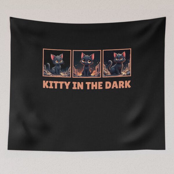 Item preview, KITTY IN THE DARK designed and sold by aledfychan.