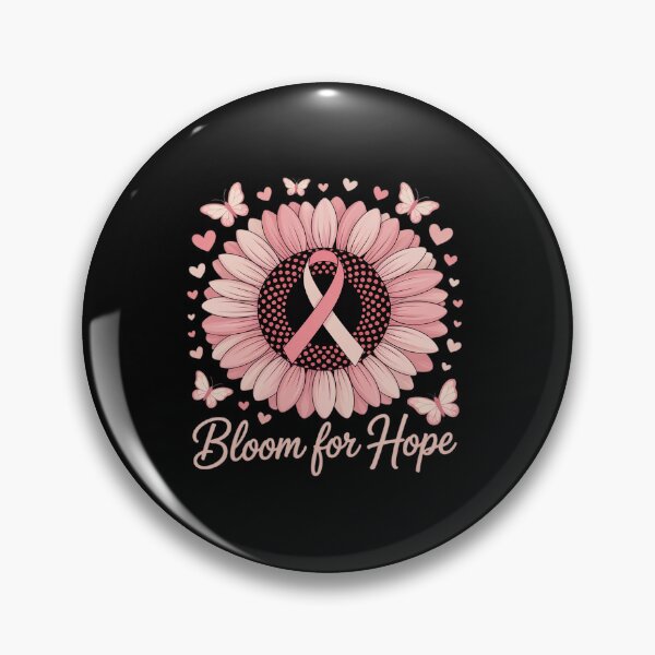 Item preview, Bloom for Hope Pink Ribbon Sunflower Breast Cancer Support designed and sold by JonBarnes22.