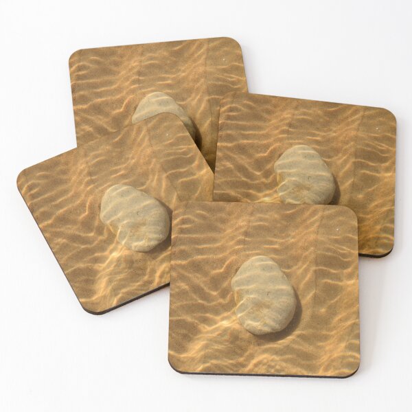 Item preview, Stone Under Clear Water with Sunlight Reflections – Natural Minimalist Background designed and sold by Goiko7Margarita.
