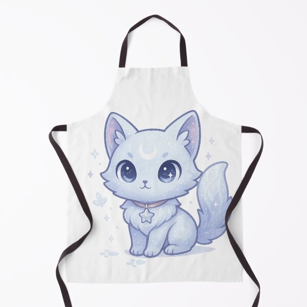 Item preview, Celestial Snow Cat | Crystal Cat Sticker & Kawaii Winter Spirit Animal Art designed and sold by HerDreamCodes.