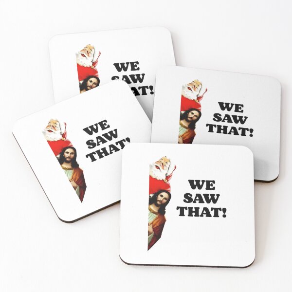 Item preview, Merry Christmas We Saw That Santa And Jesus  designed and sold by shizuemur.