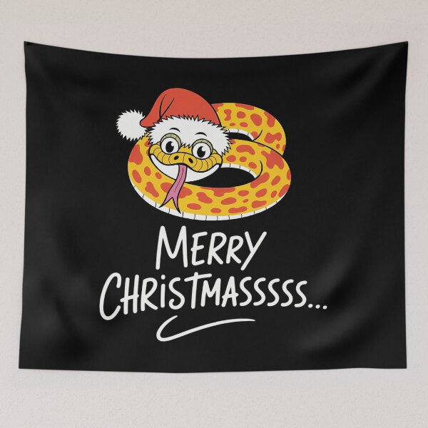 Item preview, Merry Christmas Ball Python Snake Lover designed and sold by Sunset4Bones.