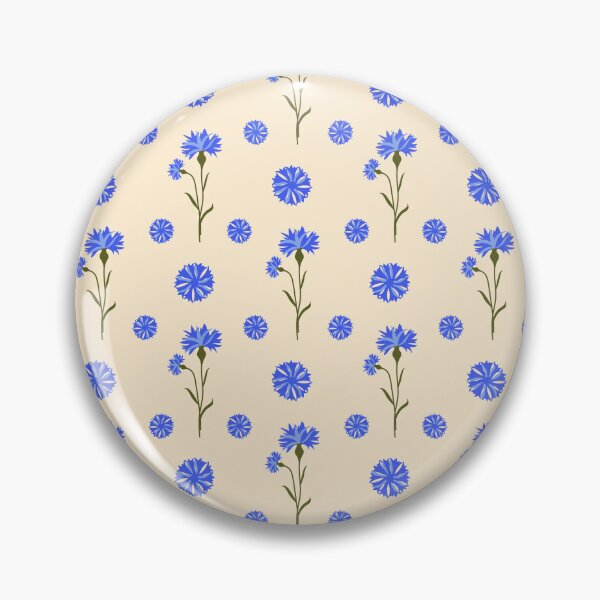 Item preview, Blue Cornflower Seamless Summer Floral Pattern designed and sold by Artchyzh.