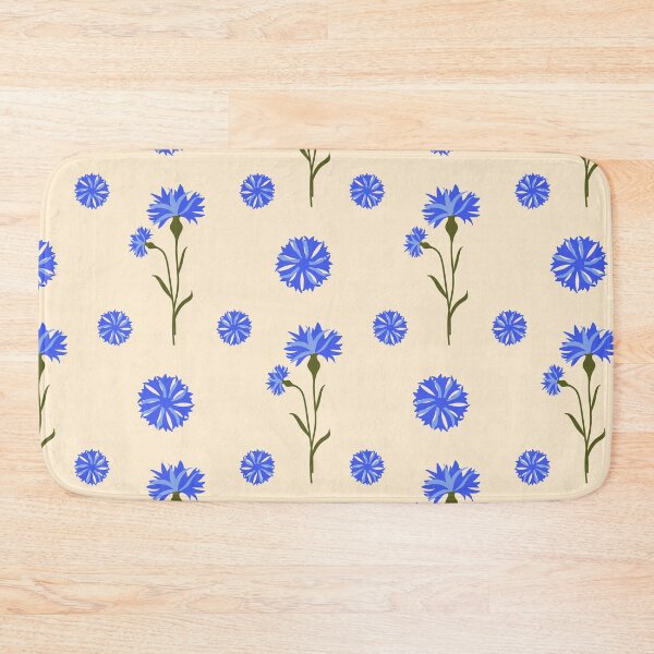 Item preview, Blue Cornflower Seamless Summer Floral Pattern designed and sold by Artchyzh.