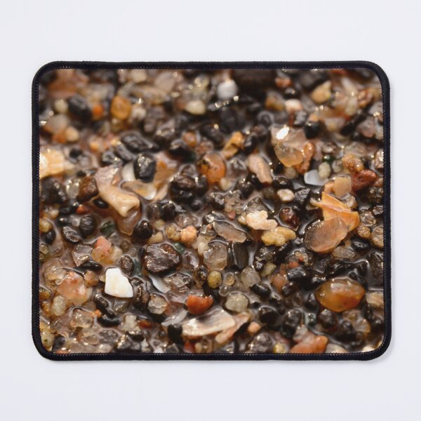 Item preview, Wet sand grains macro texture – colorful beach pebbles close-up designed and sold by Goiko7Margarita.