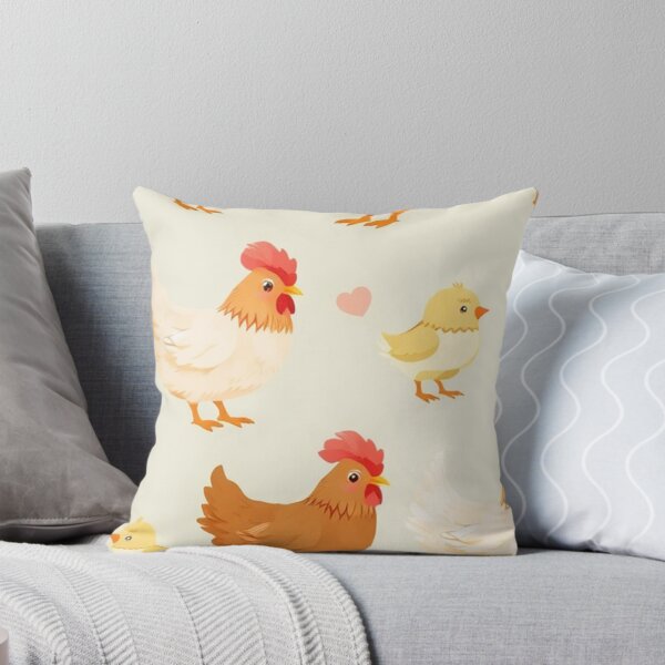 Item preview, Farm Chickens Seamless Pattern designed and sold by SassyArtistry.