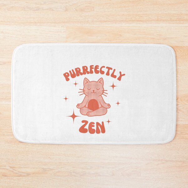 Item preview, Purrfectly Zen – Cute Meditating Cat Design designed and sold by CozyArtCo.