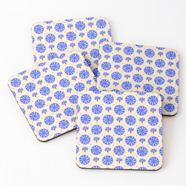 Item preview, Summer Floral Pattern with Blue Blooms designed and sold by Artchyzh.