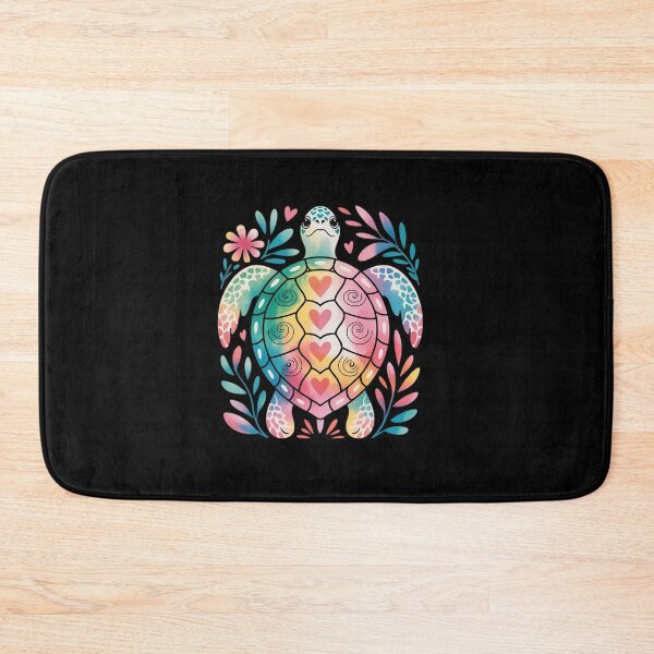 Item preview, Boho Floral Turtle Save The Sea Turtle Ocean Animals designed and sold by tabdejinti.