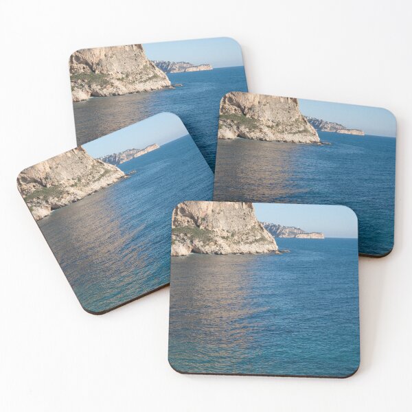Item preview, Cliffs and subtle reflections in clear seawater, Costa Blanca designed and sold by Adriana Mueller.