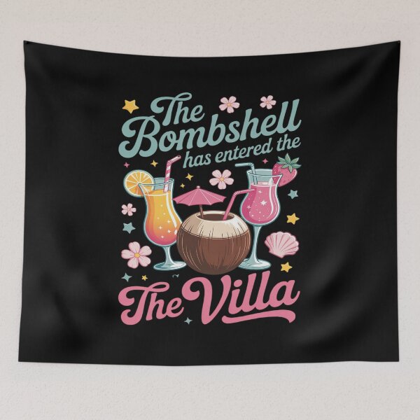 Item preview, Bombshell Has Entered The Villa Funny Summer Pool Party designed and sold by tabdejinti.