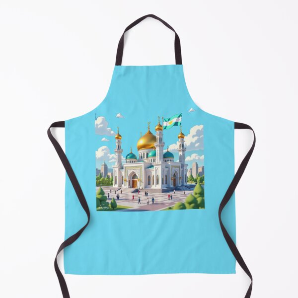 Item preview,  Title Almaty Central Mosque Kazakhstan – 3D Funny Sketch,  designed and sold by PaintMeWorld.