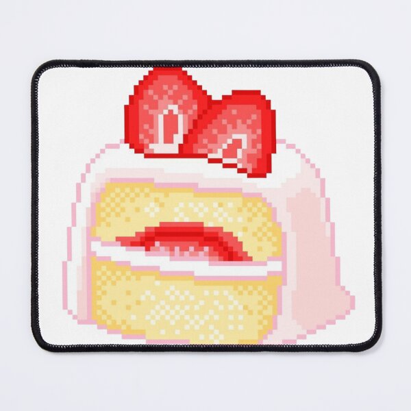 Item preview,  Cute strawberry shortcake pixel designed and sold by croissantback.