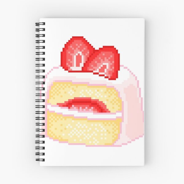 Item preview,  Cute strawberry shortcake pixel designed and sold by croissantback.
