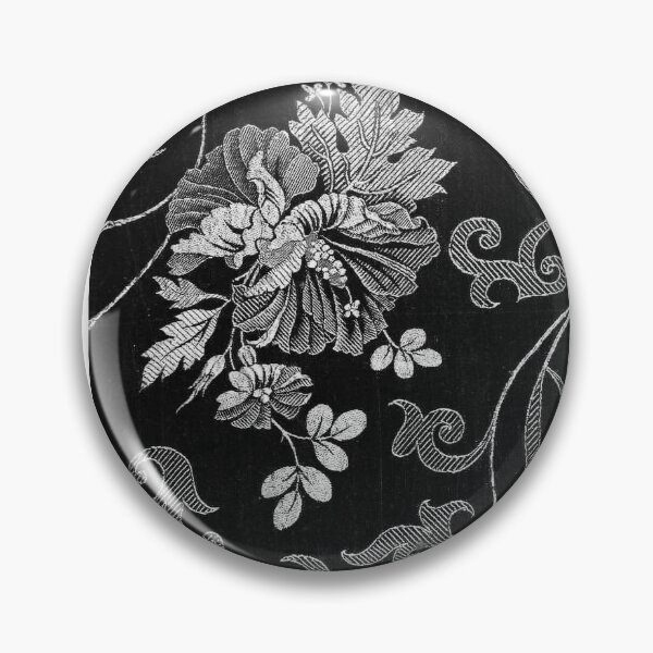 Item preview, Monochrome Elegance – Regency Floral Damask designed and sold by WheelieGdArt.