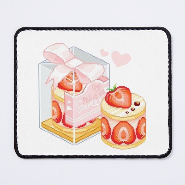 Item preview,  Cute strawberry shortcake pixel designed and sold by croissantback.