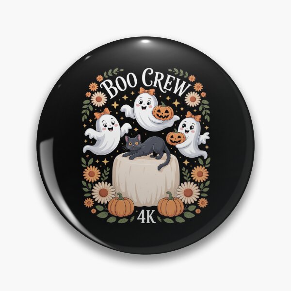 Item preview, Boo Crew Pre K 4 Teacher PK4 Girly Halloween Floral Ghost designed and sold by ticlitule.