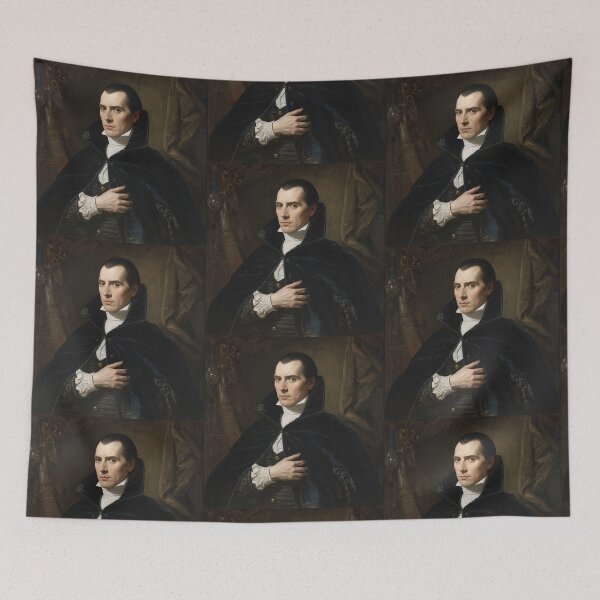 Item preview, Wallachian Romanian Lord Vintage antique portrait  designed and sold by Vintage Designs +.