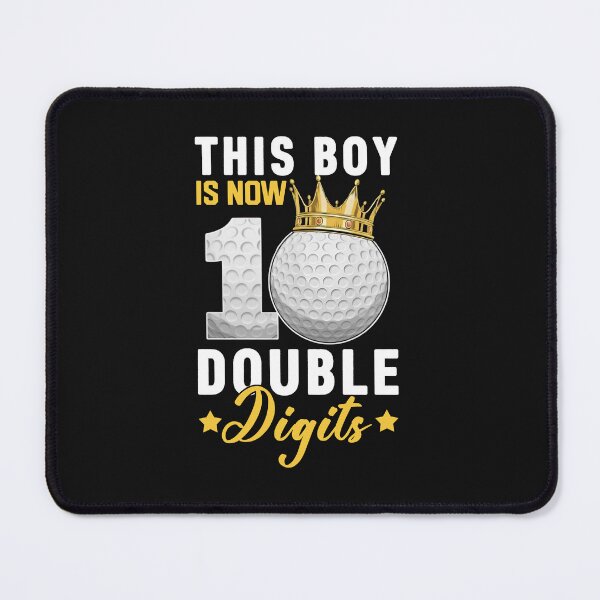 Item preview, 10th Birthday Golf Shirt – Double Digits Boy designed and sold by LashondaGreen89.