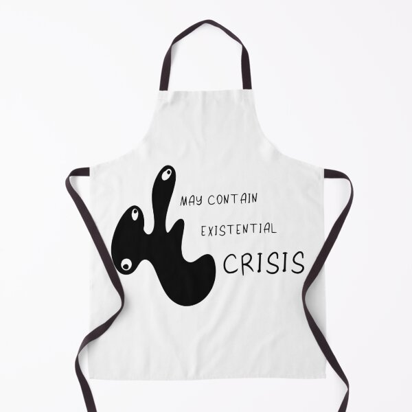 Item preview, May Contain Existential Crisis – Dark Humor & Mental Health Design | Funny Therapy Quote T-Shirt Sticker designed and sold by atelier-biurni.