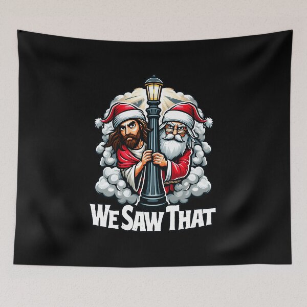 Item preview, We Saw That - Jesus And Santa Saw That  designed and sold by shizuemur.