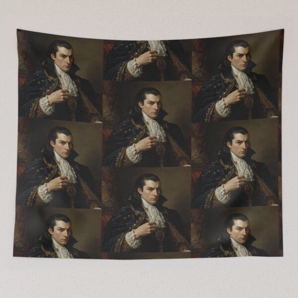 Item preview, Wallachian Prince Vintage antique portrait  designed and sold by Vintage Designs +.