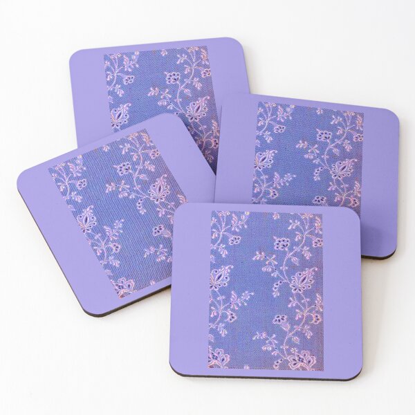 Item preview, Twilight Orchid Silk – Georgian Floral Damask designed and sold by WheelieGdArt.